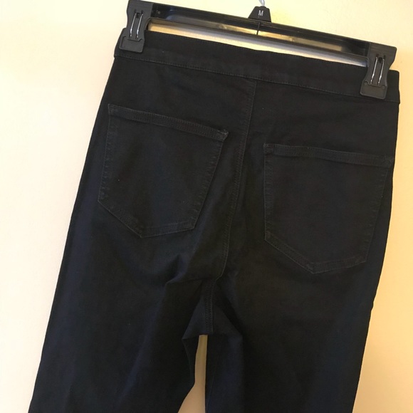 Topshop Black Joni Jeans - Picture 4 of 5